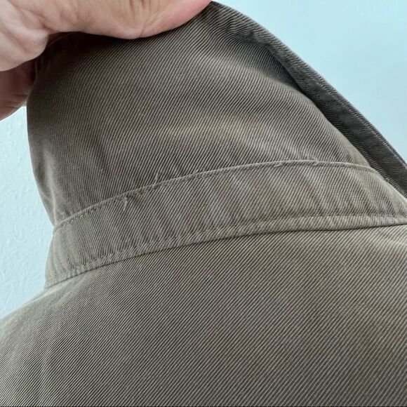 Zara basic Olive green utility jacket coat M - Picture 6 of 7